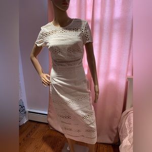 White Stylestalker mid length dress